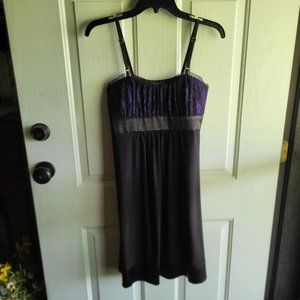 Black/Purple Formal Dress